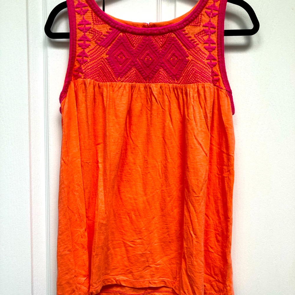 So cute orange and pink tank
